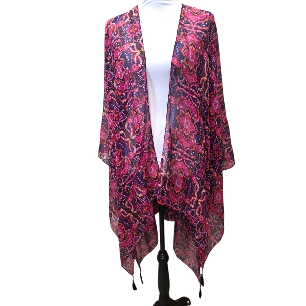 Lane Bryant Open-Front Kimono Shawl Plus-Size One-Size